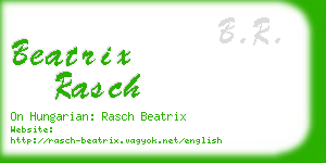 beatrix rasch business card